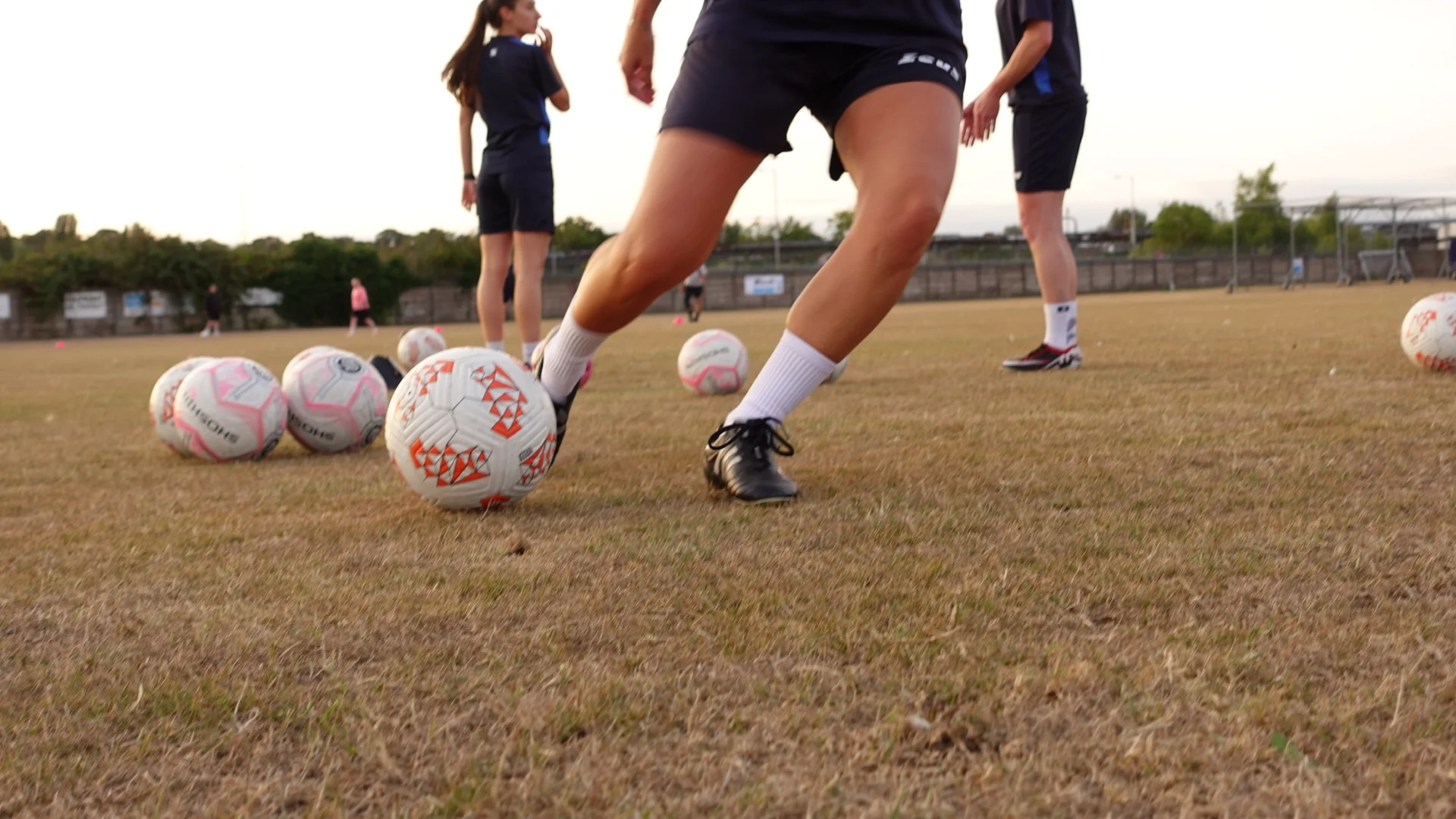 Training sessions at Northwich United